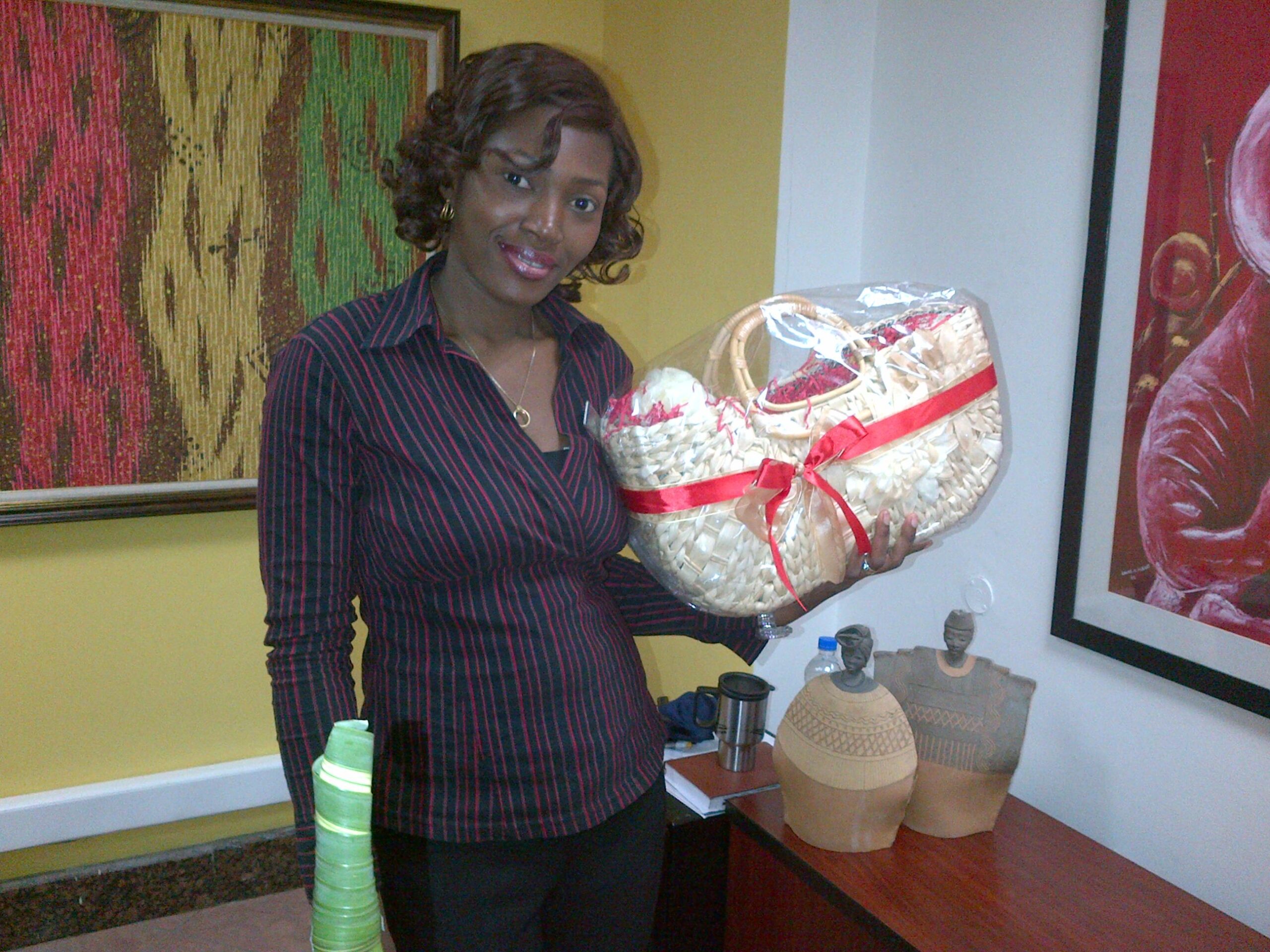 Funmi Oladimeji gets her bath gift!