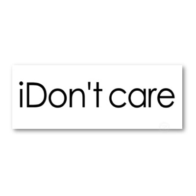 Ministry of Indifference!