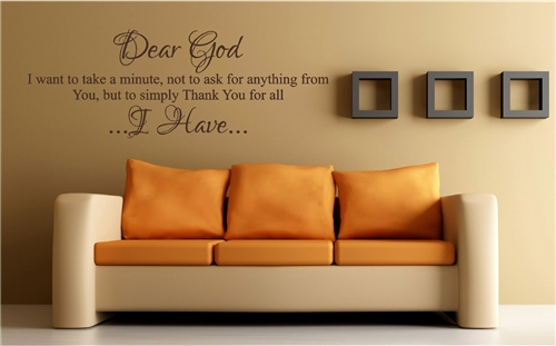 Dear God,