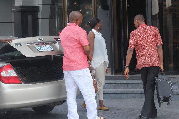 Arriving at the hotel