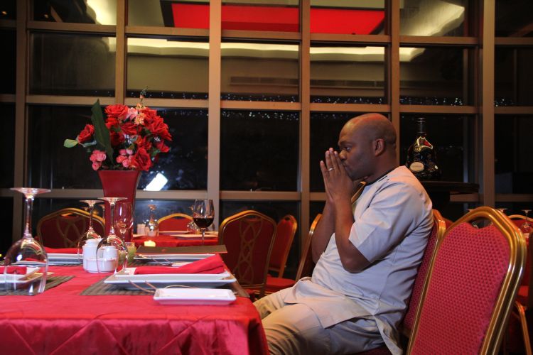 Waiting eagerly for his 'Fabulous' Wife!